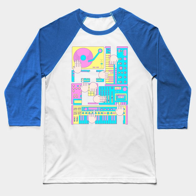 Music producer Electronic musician Beatmaker Baseball T-Shirt by Mewzeek_T